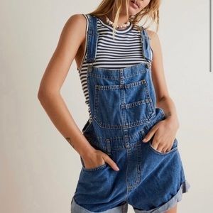 Free people short overalls size 27